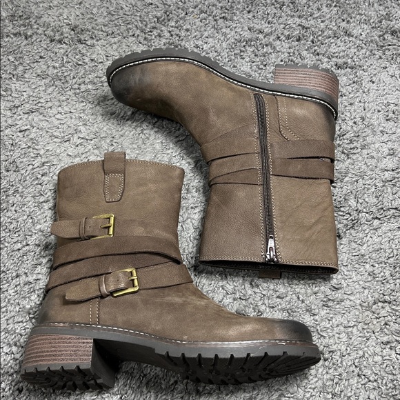 Hotter Brown Blair Zip Fastening Boots Size 9 - Picture 2 of 16